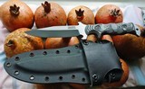 Dawson Chief Black & White hunting knife CPM-3V steel, New - 2 of 4