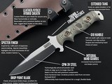 Dawson Chief Black & White hunting knife CPM-3V steel, New - 4 of 4