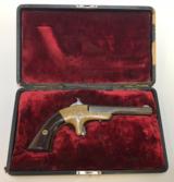 Neat Factory Engraved H.C. Lombard Single Shot Pistol with original period case - 1 of 7