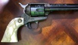 Rare Colt SAA Pre-War/Post War gun - Factory Glahn Engraved with carved pearl grips and pictured in the book of Colt Engraving! - 2 of 20