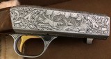 Fabulous and mint Browning Grade III Semi-Auto .22 Signed by DeWil with case - 1 of 5