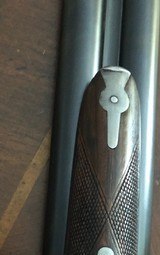 Scarce special order GE 12ga Lefever with factory plaque in straight butt stock - 5 of 15