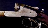 Rare early Lefever D Grade 10 Bore with Original Kilby Damascus barrels and original Gold inlay - 8 of 12