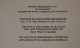 Extremely Fine Documented Parker $135 Grade 14 Bore - The finest early 14 bore hammer gun known! - 11 of 11