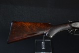 Extremely rare and fine Lefever D Grade 10 Bore Sidecocker with original Bernard Damascus barrels - 6 of 11