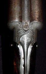 Rare and unusual likely Joseph Loy Engraved Lefever CE 10ga - 5 of 9