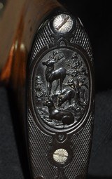 Scarce and highly unusual Schmidt of Lindau Over-Under Hammer Double Rifle - 13 of 13