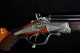 Scarce and highly unusual Schmidt of Lindau Over-Under Hammer Double Rifle - 1 of 13