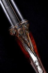 Extremely rare and lightweight "0" Frame 16ga Parker BHE Grade with unique engraving and excellent modern dimensions! - 7 of 17