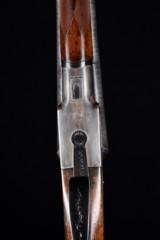 Rare Lefever GE 20ga gun with American Flag Bunting Damascus barrels - 5 of 14