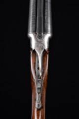 Rare Lefever GE 20ga gun with American Flag Bunting Damascus barrels - 3 of 14