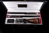 Exceptional high art Simson "Meisterwerk" 12/16ga Two barrel set with case - Truly best post war high art gun with some of the most ornate w - 9 of 20