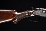 Exceptional high art Simson "Meisterwerk" 12/16ga Two barrel set with case - Truly best post war high art gun with some of the most ornate w - 15 of 20