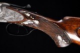 Exceptional high art Simson "Meisterwerk" 12/16ga Two barrel set with case - Truly best post war high art gun with some of the most ornate w - 13 of 20