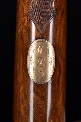 Extraordinary early Parker A1 Special 12ga 2 barrel set- 30” and 34” - PGCA letter ordered by W.F. Parker!Deepest relief engraving I’ve ever seen! - 18 of 21