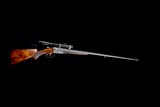 Beautiful and useful P. Reeb SxS Double rifle with scope in 8x57 cal. - 7 of 14