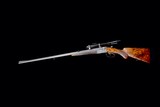 Beautiful and useful P. Reeb SxS Double rifle with scope in 8x57 cal. - 8 of 14
