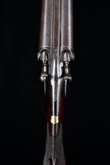 Very rare early Parker Bros. $200 grade lifter in 11 bore- Fine original gun w/ great modern dimensions and stunning rams head carved pistol grip! - 5 of 14