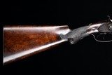Very rare early Parker Bros. $200 grade lifter in 11 bore- Fine original gun w/ great modern dimensions and stunning rams head carved pistol grip! - 7 of 14