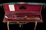 Truly superb James Purdey & Sons 20ga self opening two barrel set with case - near mint and spectacular in every regard! - 3 of 14