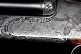 Truly Exceptional A. Galazan 20ga SxS Full Sidelock, Pinless Round Body - Game scene engraved by Patelli- Rare gun and As new! - 3 of 22