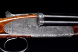 Truly Exceptional A. Galazan 20ga SxS Full Sidelock, Pinless Round Body - Game scene engraved by Patelli- Rare gun and As new! - 5 of 22