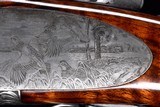 Truly Exceptional A. Galazan 20ga SxS Full Sidelock, Pinless Round Body - Game scene engraved by Patelli- Rare gun and As new! - 4 of 22