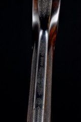 Fantastic & rare Frederick Beesley 20ga Full sidelock with case- carved fences and fine original condition -superb lightweight London Best Quality! - 5 of 13