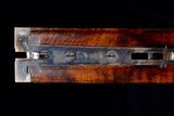 Fantastic & rare Frederick Beesley 20ga Full sidelock with case- carved fences and fine original condition -superb lightweight London Best Quality! - 10 of 13