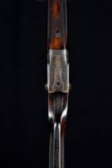 Fantastic & rare Frederick Beesley 20ga Full sidelock with case- carved fences and fine original condition -superb lightweight London Best Quality! - 4 of 13