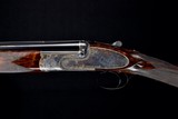 Stunning Cased Luciano Bosis 20ga Michaelangelo - Lutteroti made vacuum arc barrels & Gold trim and case hardened gun that is visually stunning! - 2 of 14