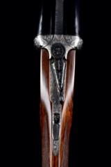 Very nice F. Castellani 12ga Game gun - a hand made, hand engraved full sidelock gun of very fine quality! - 3 of 12