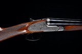 Very nice F. Castellani 12ga Game gun - a hand made, hand engraved full sidelock gun of very fine quality!