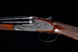 Very nice F. Castellani 12ga Game gun - a hand made, hand engraved full sidelock gun of very fine quality! - 2 of 12