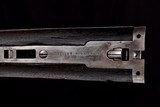 Very useful Parker DHE 12ga game gun - straight English stock double triggers and good original color! - 8 of 12