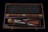 Scarce $80 Grade Lifter Factory 2 barrel set with two forends in period casing - in Excellent condition! - 1 of 14