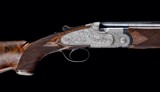 Stunning Beretta S04 12ga with 30" Brls, Exhibition wood- Sauzogui engraved - with case! - 2 of 14