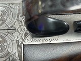 Stunning Beretta S04 12ga with 30" Brls, Exhibition wood- Sauzogui engraved - with case! - 14 of 14