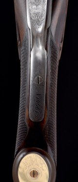 Beautiful and all original Parker Bros. BH Grade 12ga - a fine 30" Damascus game gun that is as fresh as a spring daisy and letters exactly as fo - 6 of 14