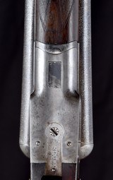 Beautiful Lefever G Grade 10ga with fantastic "Stars and Stripes " Damascus barrels - 4 of 13