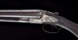 Very rare early L.C. Smith Grade 2 8 Gauge Shotgun - 2 of 13