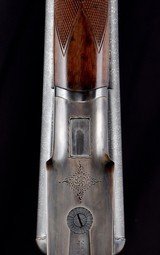 Rare and fine Lefever Arms Co. GE Grade 20ga w/ stunning Stars and Stripes Damascus barrels - A great shooter with modern dimensions, too! - 4 of 11