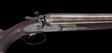 Fine and rare J.P. Clabrough 8 Gauge Double hammer shotgun in very nice original condition! A great big bore classic! - 1 of 12