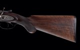 Fine and rare J.P. Clabrough 8 Gauge Double hammer shotgun in very nice original condition! A great big bore classic! - 6 of 12