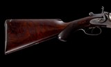 Rare T. Golcher 8 Gauge Shotgun - High Grade with original Leopold Bernard Damascus barrels in fine original condition - 7 of 12