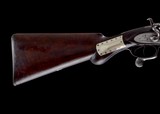 Scarce higher grade J.P. Clabrough & Bros. 8ga hammer double - Jones Underlever Gun in as found original condition - 6 of 13