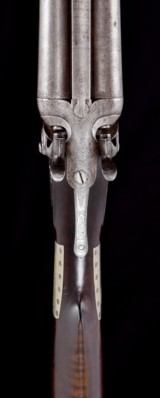 Scarce higher grade J.P. Clabrough & Bros. 8ga hammer double - Jones Underlever Gun in as found original condition - 4 of 13