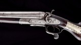 Scarce higher grade J.P. Clabrough & Bros. 8ga hammer double - Jones Underlever Gun in as found original condition - 2 of 13
