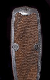 Scarce 12ga Parker Repro- As new in case with original canvas cover - Super wood! - 12 of 15