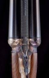 Scarce 12ga Parker Repro- As new in case with original canvas cover - Super wood! - 4 of 15